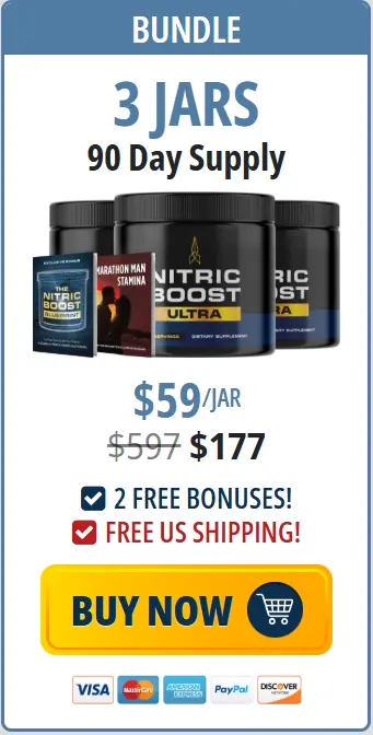  NitricBoost - 3 Bottle